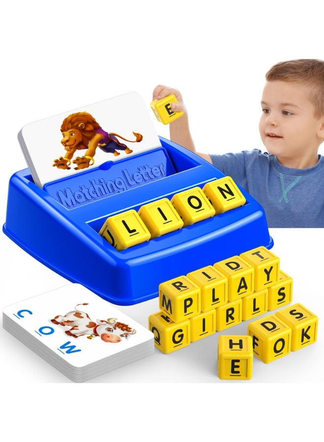 Halamodo آلة لعب مطابقة البطاقات الحرفية | لعبة تعلم الكلمات الممتعة للأطفال | لعبة تعليمية للكلمات الإنجليزية | قارئ لتعليم النطق والكتابة في مرحلة التعلم المبكر | لعبة إدراكية تفاعلية للمرحلة ما قبل المدرسة | هدايا عيد الميلاد للأولاد والبنات - Image 1